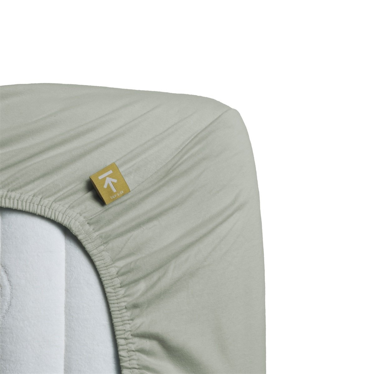 Beddinghouse Jersey Fitted Sheet - 160 x 200/220 cm - Grey Green 320998