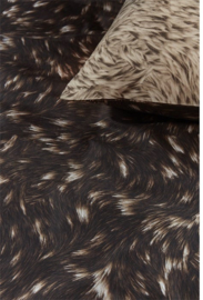 DE Riviera Maison dekbedovertrek Fauxy Fur - 135 x 200 cm - Brown 248837!