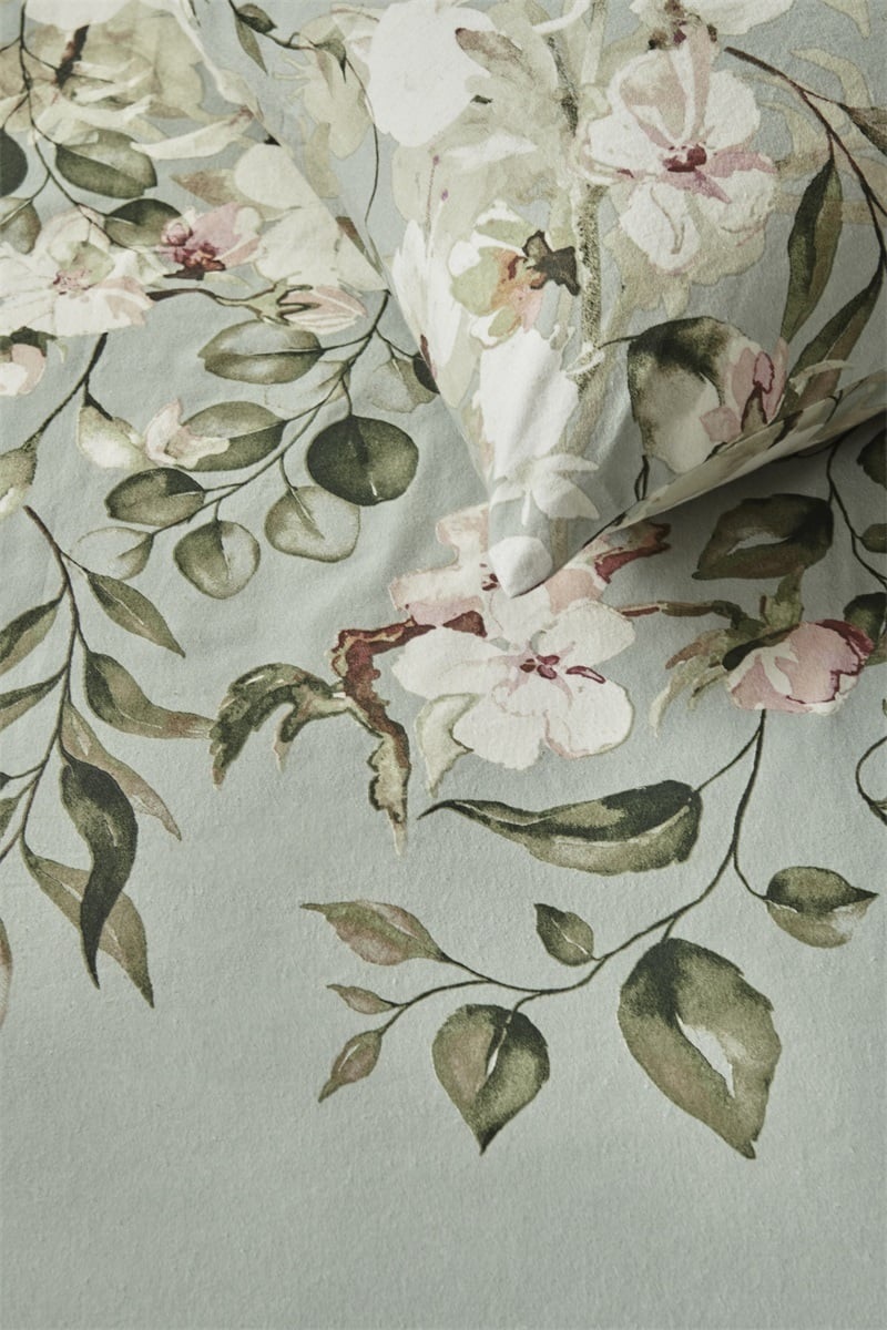 Beddinghouse Autumn Blossom - 135 x 200 cm - Light Green 279361