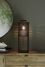 Ocean Cay Shutters Table Lamp black riviera maison 535920