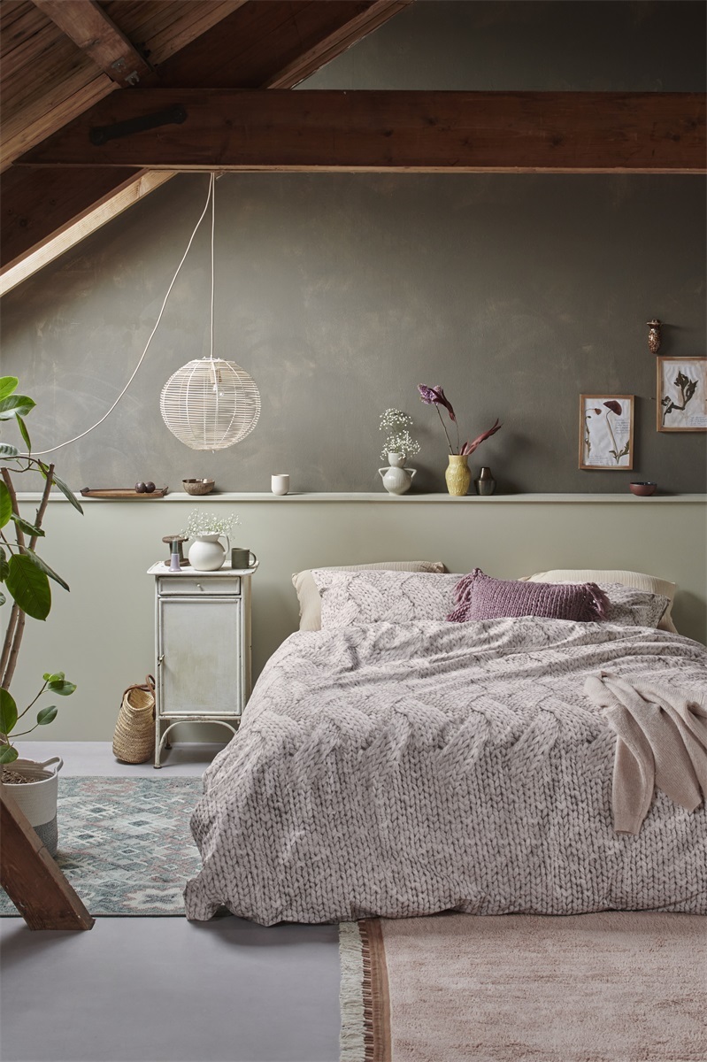 DE Beddinghouse Wool - 155 x 220 cm - Off-white 279290