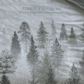 DE Riviera Maison bettbezug Foggy Forest - 155 x 220 cm - Green 333104