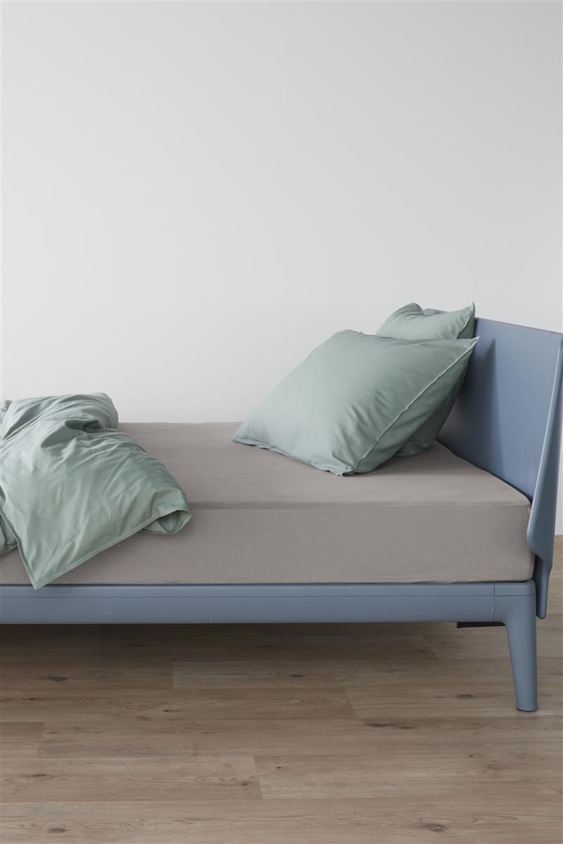 Beddinghouse Jersey Fitted Sheet - 90 x 200/220 cm - Taupe 131853