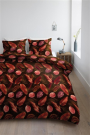 Ambiante Cordyline dekbedovertrek - 240 x 200/220 cm - Red 233091