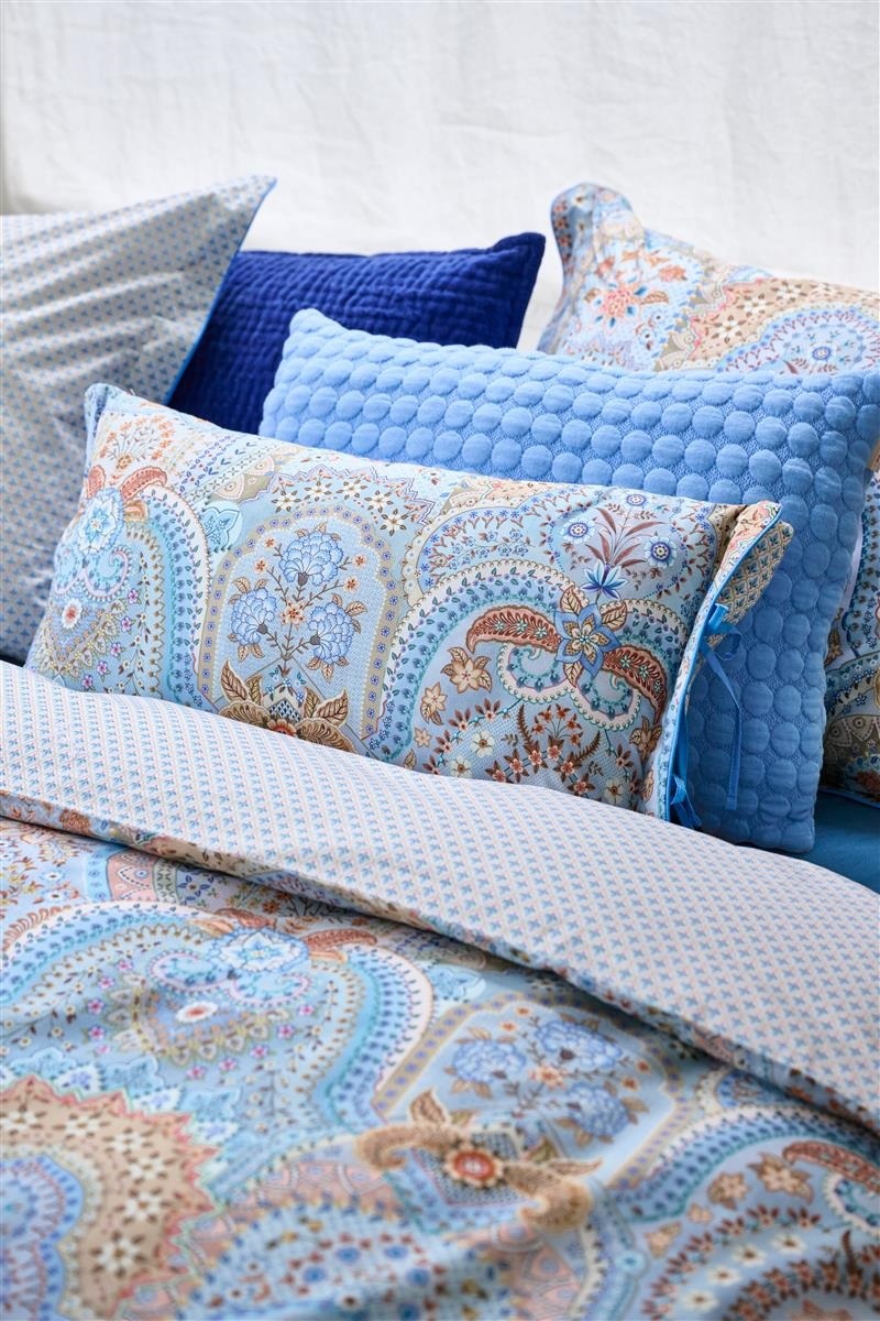 Pip Studio Jabali Flower Cushion - 35 x 60 cm - Blue 329648