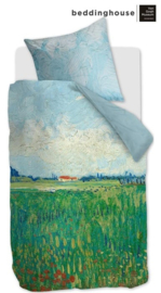 DE g2/ Beddinghouse x Van Gogh Museum Field with Poppies - 155x220 cm - Green 220525