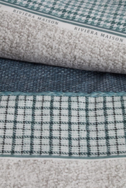 DE Riviera Maison dekbedovertrek Tailor - 200x200 cm - Green 204585