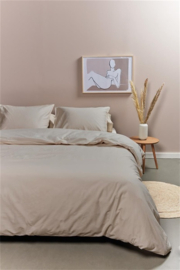 Ambiante Cotton Uni dekbedovertrek- 240 x 200/220 cm - Taupe 223223