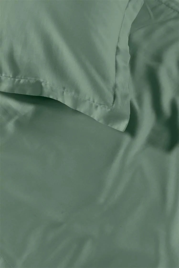Ambiante dekbedovertrek Satin Uni - 240 x 200/220 cm - Grey Green 254921