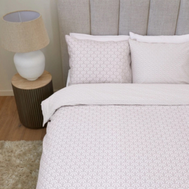 Riviera Maison dekbedovertrek Arched - 200 x 200/220 cm - Soft Pink 329809