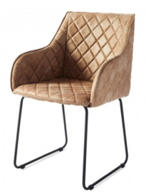 Frisco Drive Dining Armchair, pellini, camel ,Riviera Maison, 4111001!