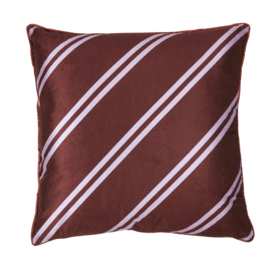 vtwonen diagonal cushion - 50 x 50 cm - Dark Red 249793