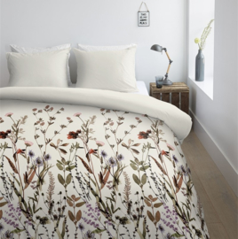 Ambiante dekbedovertrek Dry Flowers - 135 x 200 cm - Multi 254765!