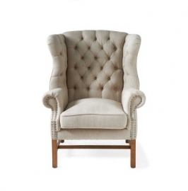 Franklin Park Wingchair, linen, flax Riviera Maison 3632001