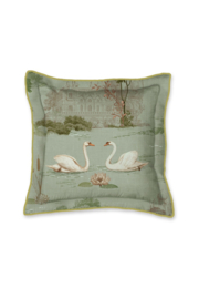 Pip Studio Darjeeling Days Square Cushion - 45 x 45 cm - Green 340473*
