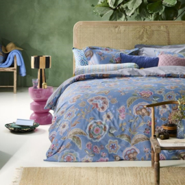 329104 Pip Studio Matata Dekbedovertrek 240x200/220 cm – Blauw Katoen met Print & Instopstrook
