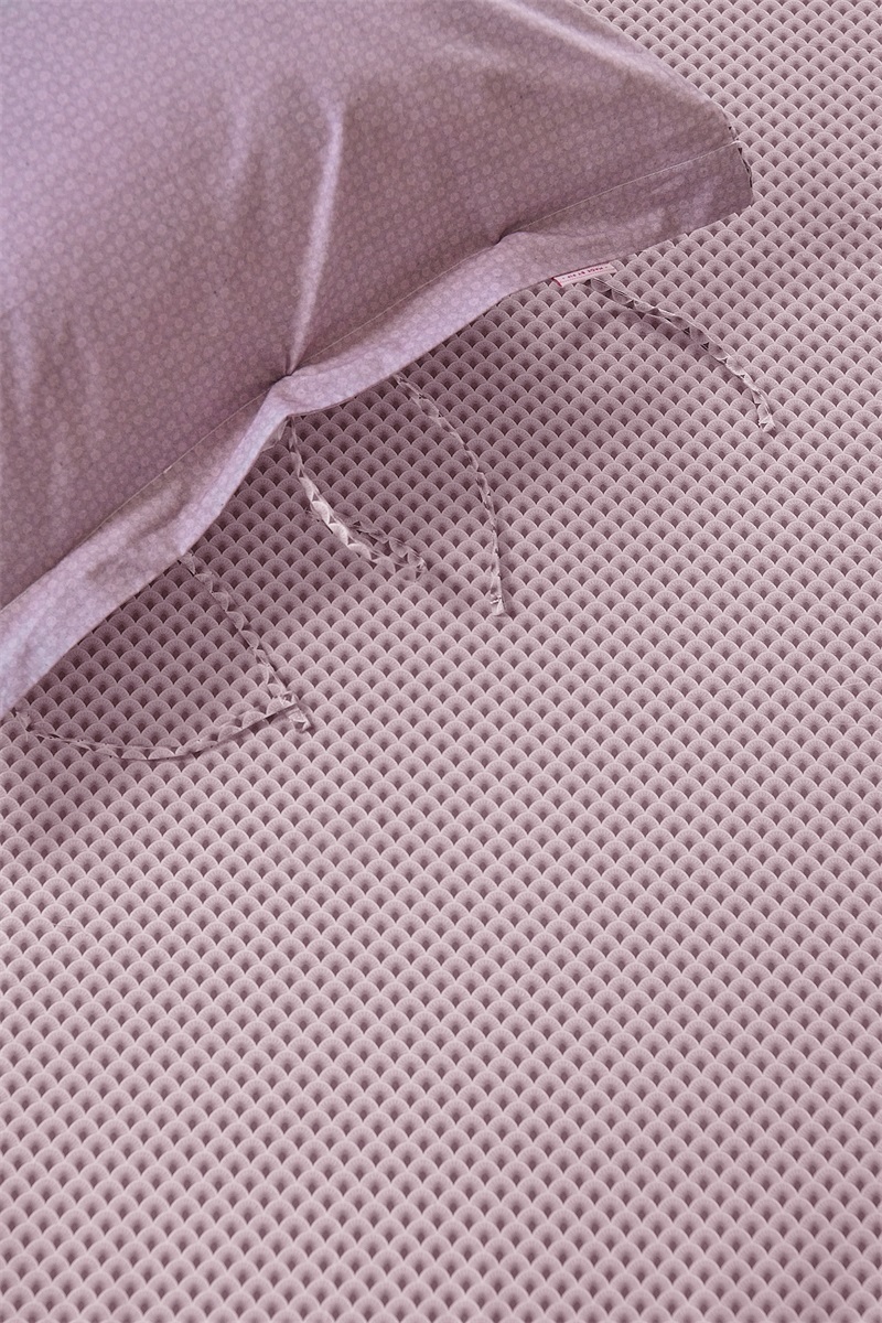 Pip Studio Suki Fitted Sheet - 90 x 200 cm - Mauve 256326