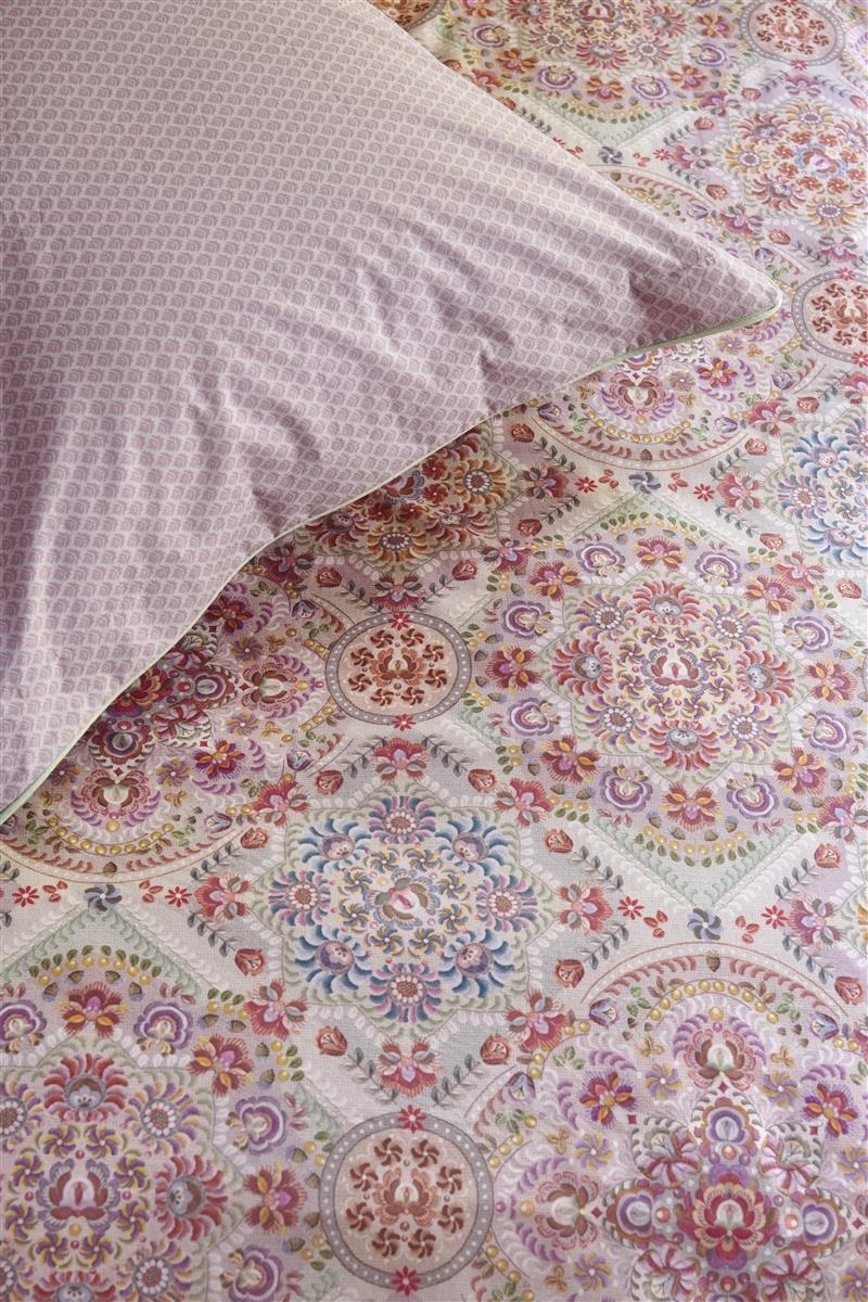 x2/  Pip Studio dekbedovertrek El Bordado - 200 x 200/220 cm - Pink 320957