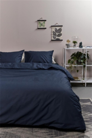 Ambiante Cotton Uni - 240 x 200/220 cm - Dark Blue 223019