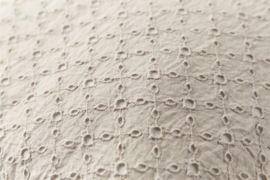 KAAT Amsterdam Chelsy Cushion - 40 x 40 cm - Sand 261011 (incl vulling)!