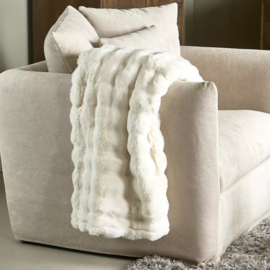 RM Meaux Faux Fur Throw 170x130 riviera maison 542050