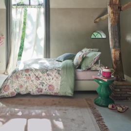 320841 Pip Studio Viva Las Flores Wit Dekbedovertrek 240x200/220 cm – Katoen Satijn