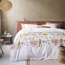 279298 DE Beddinghouse Flowerfields Dekbedovertrek – White – 155 x 220 cm – 100% Katoen – Bloemenprint