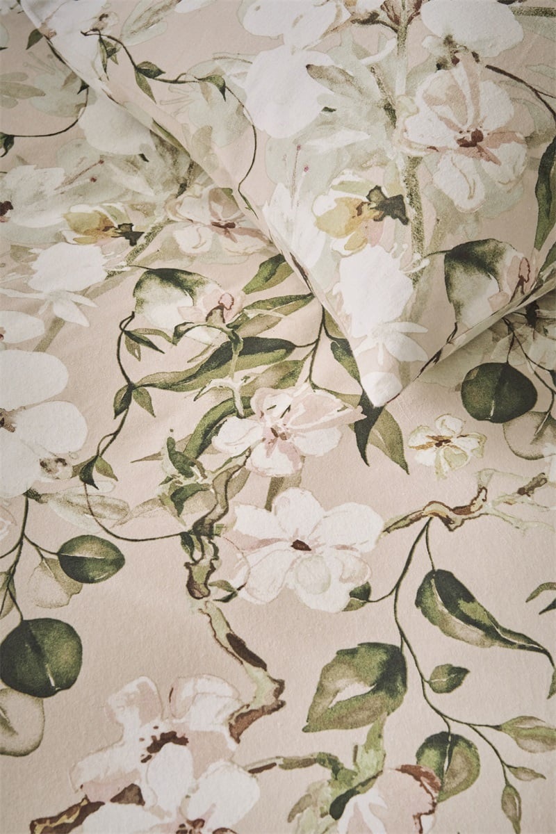 DE h4/ Beddinghouse Autumn Blossom - 155 x 220 cm - Sand 279370
