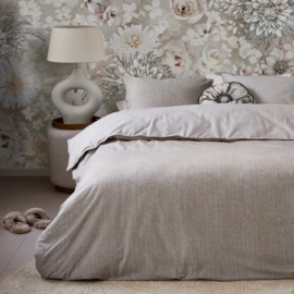 Riviera Maison dekbedovertrek Chevron Weave - 135 x 200 cm - Sand 325996 (duitse maat!)