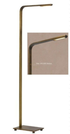 Piana vloerlamp + touch dimmer Donker messing