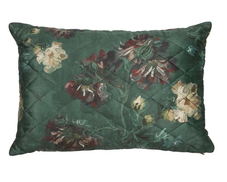 Beddinghouse x Van Gogh Museum Peonies Cushion - 40 x 60 cm - Green 249867