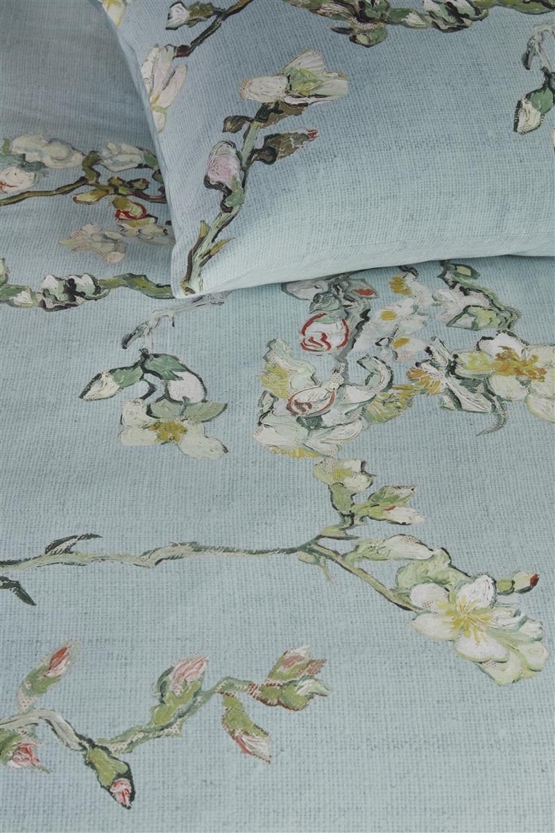 Beddinghouse x Van Gogh Museum Blossom - 140 x 200/220 cm - Blue Grey 330276