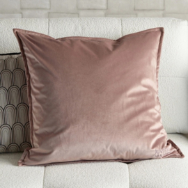 Kussenhoes RM Velvet, Roze, 60x60 cm riviera maison 516090