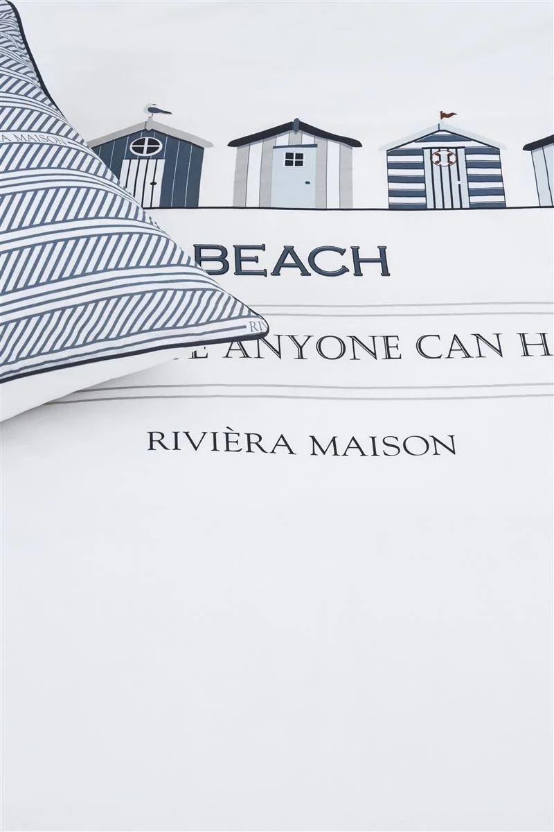 a1/ Riviera Maison dekbedovertrek Beach Cottage - 200 x 200/220 cm - Multi 258031