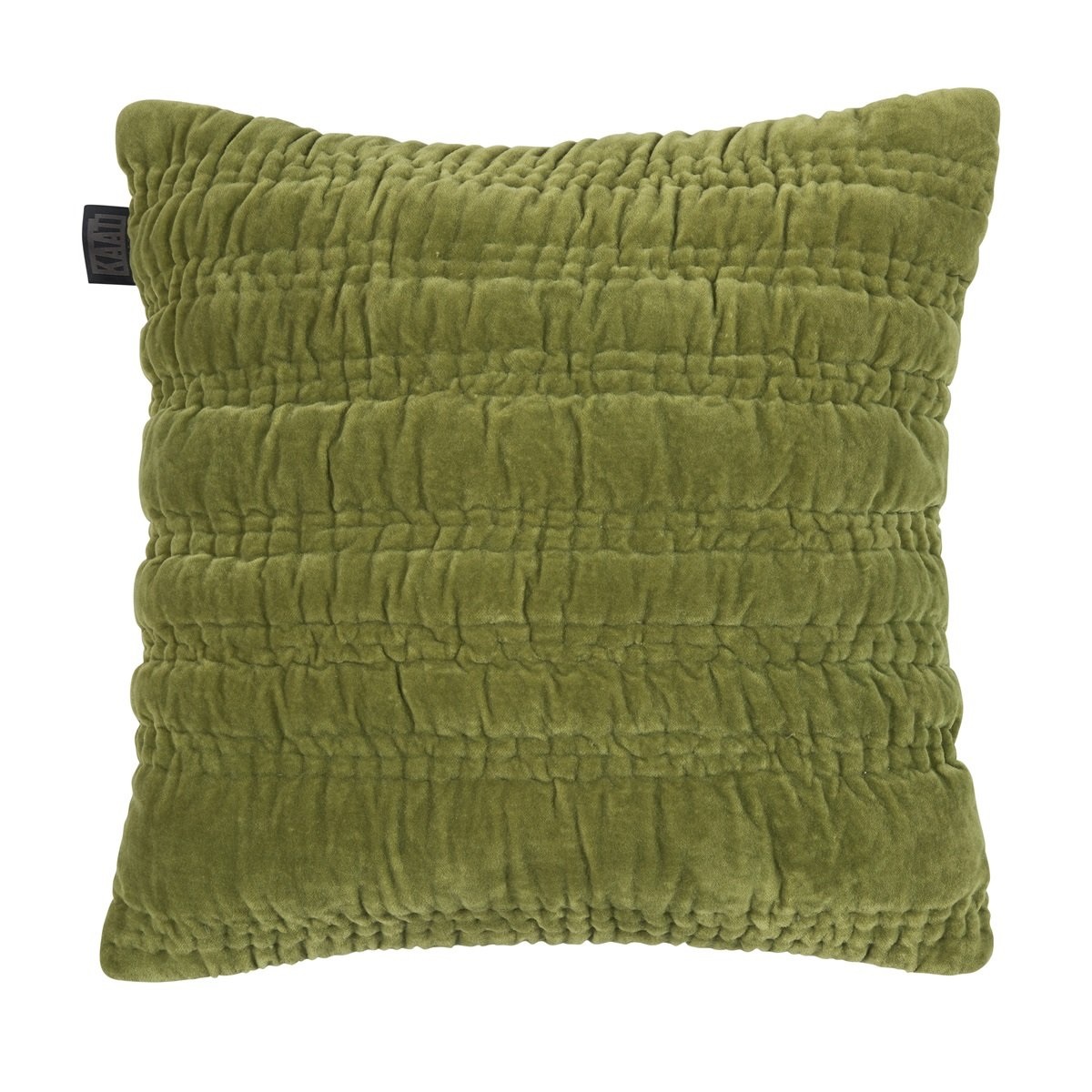 KAAT Amsterdam Quilta Cushion - 43 x 43 cm - Olive Green 261015