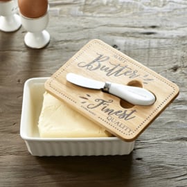 Finest Quality Butter Dish 452420 riviera maison pre order half okt
