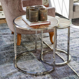 Greenwich End Table Set van 2 Riviera Maison  377410 !