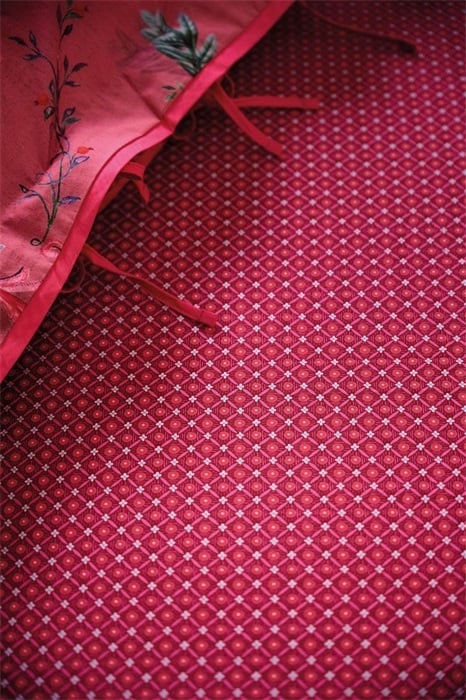 Pip Studio Startile Fitted Sheet - 100 x 200 cm - Red 225576