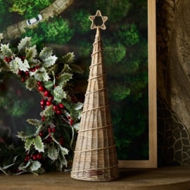 Rustic Rattan Tree Swirl Decoration - 583690 riviera maison pre order half okt.