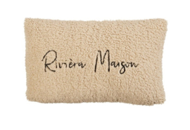 Riviera Maison Teddy Cushion - 30x50 cm - Natural 205973 (incl vulling)