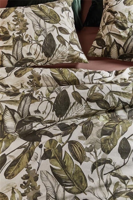 At Home by BeddingHouse All Leaves- 155 x 220 cm - Green 228270