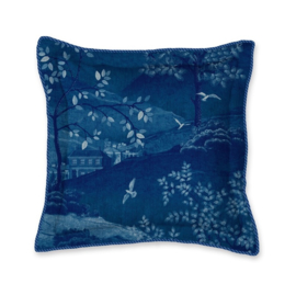 Pip Studio Sundara Wood Square Cushion - 45 x 45 cm - Dark Blue 340211