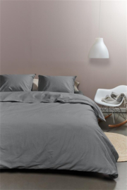 Ambiante Cotton Uni dekbedovertrek - 240 x 200/220 cm - Grey 223069