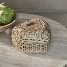 Opbergmand Rustic Rattan Heart riviera maison 574770