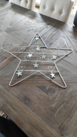 kaartenhanger in de vorm van een ster @