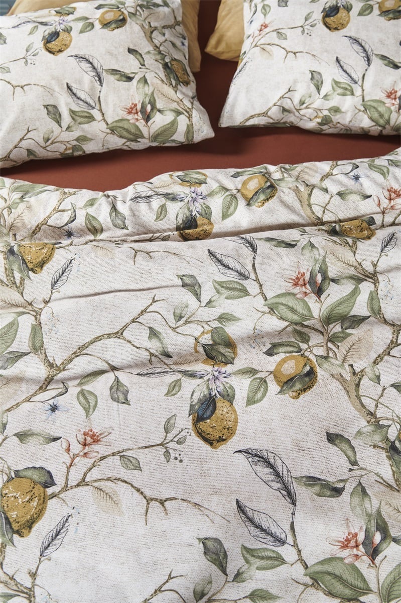 At Home by BeddingHouse Lemon Tree - 135 x 200 cm - Off-white 279847