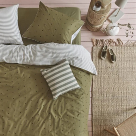 vtwonen bold square cushion - 45 x 45 cm - Green 243492