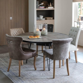 George Dining Chair, pellini, coffee, Riviera Maison