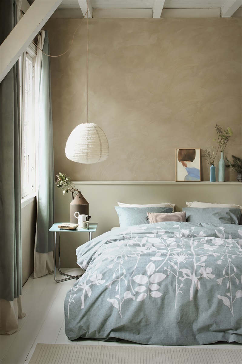 DE Beddinghouse Plant - 155 x 220 cm - Blue 279314