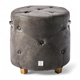 Bowery Footstool, pellini, espresso Riviera Maison 3606007